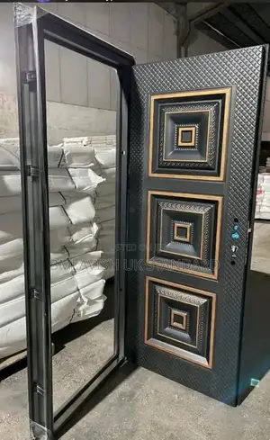 Black and Gold Milan Security Door.