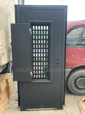 Original Steel Kitchen Door With Ventilation Net