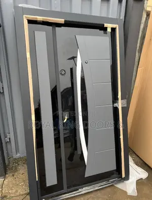 Turkey Luxury Black and Gray Security Doors