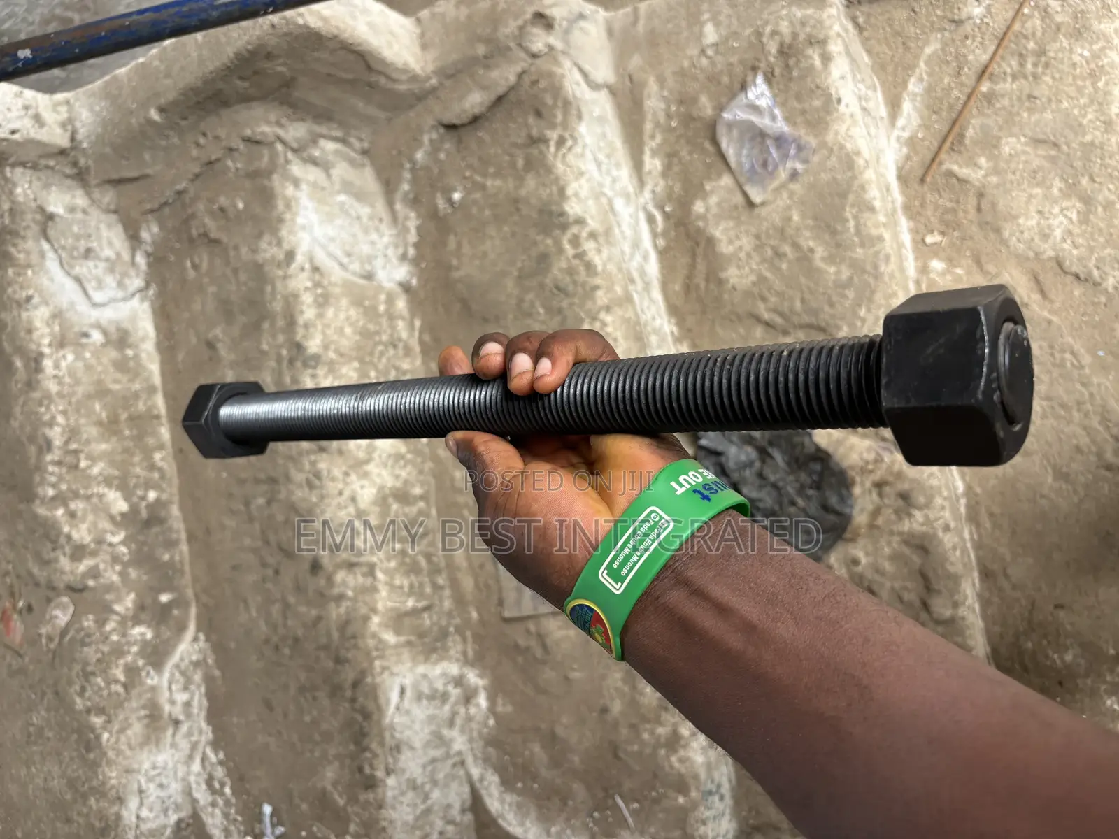 Stud Bolt With Heavy Hex Nuts