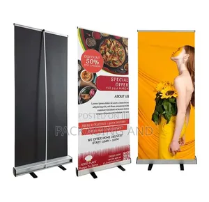 5x7ft Roll Up Banner to Exhibition-Solid Base-(Print Only)