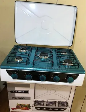 5burner Table Gas Cooker With Cover