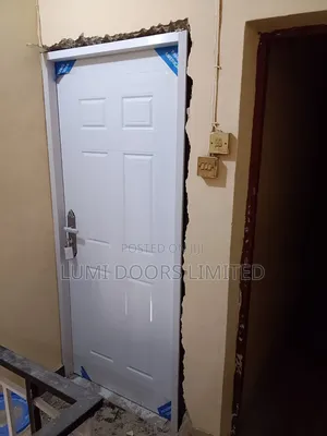 Interior Room Door With Complete Handles