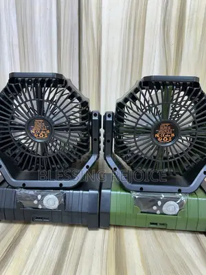 Durable Rechargeable Fan With Led Light
