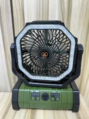 Durable Rechargeable Fan With Led Light