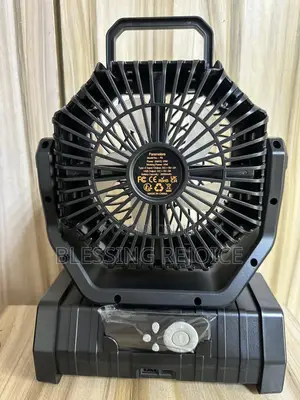 Durable Rechargeable Fan With Led Light
