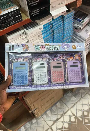 (25pcs Colorful) Cute Cartoon-Themed Students Mini Calculators.