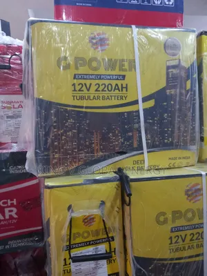 G Power 220ah/12v Tall Tubular Battery