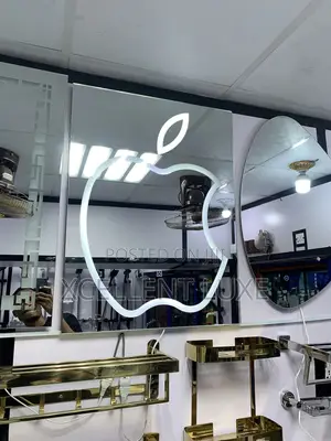 Apple Shaped Led Mirror
