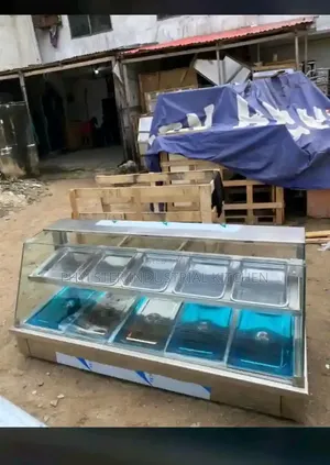 5plate Food Display Warmer Locally Fabricated