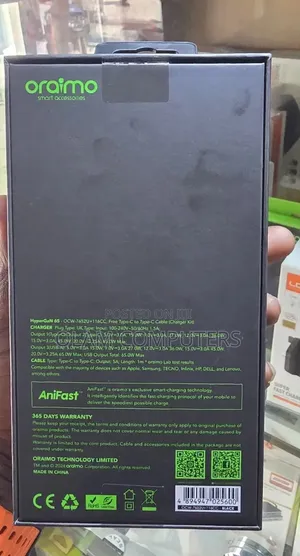 Oraimo 65w All in One Gan Charger