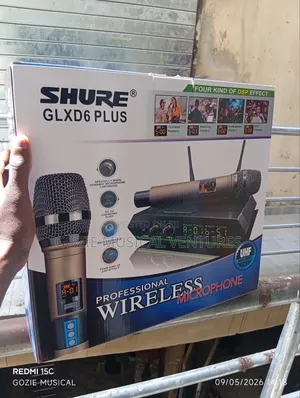 The Best Quality Shure Glxd6 Plus With Two Wireless Microphone.