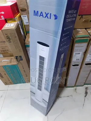 Maxi 40” Portable Oscillating Fan for Bedroom and Living Room