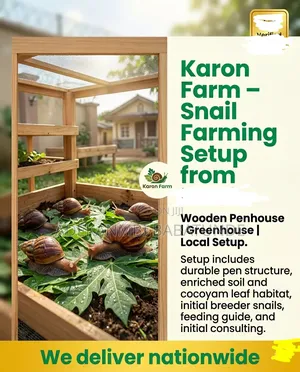 Start Snail Farming in Your Backyard ( ₦ – ₦ Setup ) Karon Farm
