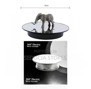 Rotating Mirror Display Stand 360 Degree Turntable - 25cm