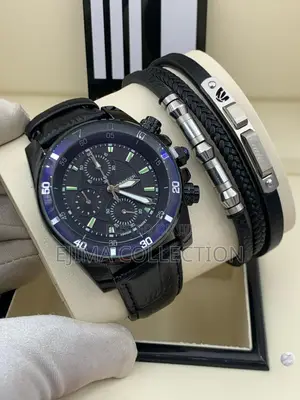 Premium Active Chronograph, Luxury Cartier Nf Leather Strap Watch.
