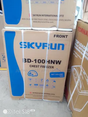 Skyrun Chest Freezer 100l Grey Colour