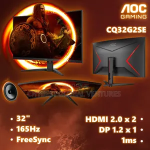 32 Inches Aoc Gaming Monitor 165hz by 1440p