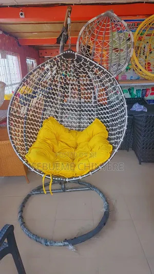 Black and White Swinging Chair Canash Design