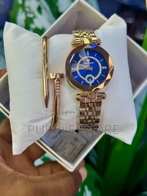 Poedagar Ladies Watches and Bracelets Set Stainless Steel