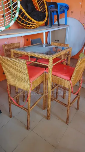 Gol Color Bar Chair Rattan Set