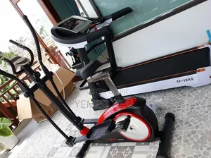 Big Heavy Duty 2.5hp German Treadmill With Fitness Cross Trainer