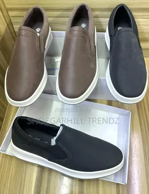 Mens Shoes Loafer Sneakers White Sole