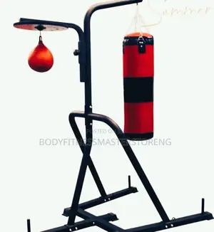 Foreign Boxing Standing With Punching Bag Set