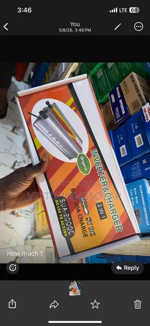 Solar Sachet Inverter Charger 20a 12v