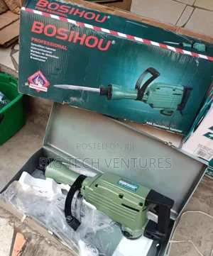 Shows a Bosihou Professional 65a Demolition Hammer.
