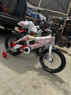 Eagle BMX Children's Bicycle Featuring Training Wheels, a Front Basket