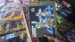 Creative Magnetic Castle Light Series Diy Building Blocks Set.