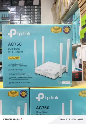 Tplink Ac750 Dualband Smart Wifi Router(Archer C24)