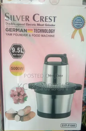 Silver Crest Yam Pounder Machine 9.5 LTRS