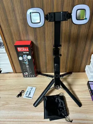 All in One Ai Face Tracking Selfie Tripod With Led Lamp 1.8m Height
