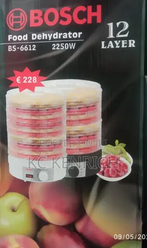 Bosch Food Dehydrator 12 Layers
