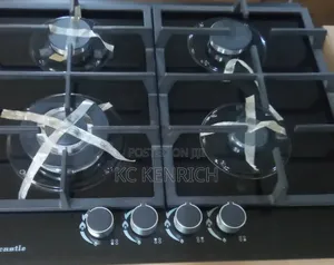 Gas Hob Glass 4 Burner Gas Cooker