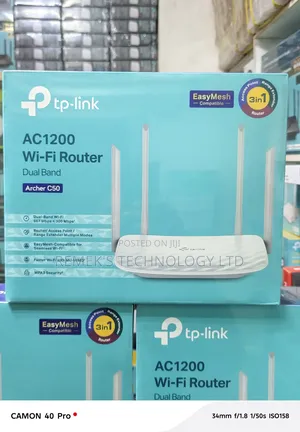 Tplink Ac1200 Wifi Router Dual Band Archer C50