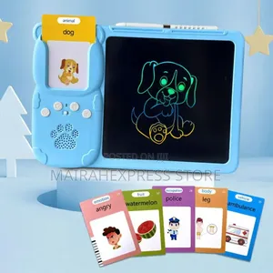 Early Education Device 2in1 LCD Writing Tablet WTH Talking Flash Cards
