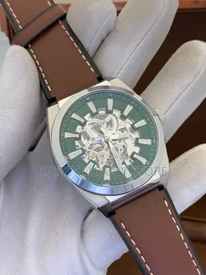 Fossil Quality Luxury Men Automatic Engine Wristwatch