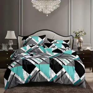Premium Multicolored Bedsheets With 4pillow Case
