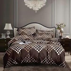 Multicolored Durability Cotton Sheet With Pillow Case