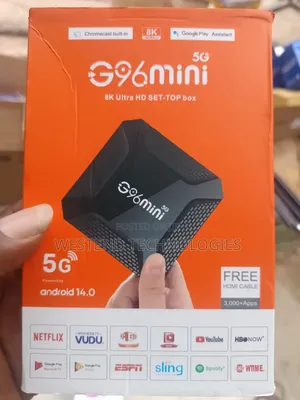 5g Android Tv Box Display Android 14.0 8gb/128gb Storage