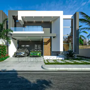 Architectural Design of a Modern 6 Bedroom Duplex