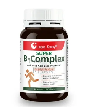 Super Vitamin B- Complex With Folic Acid Plus Vitamin C by 150 Tablets