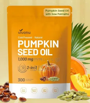 Pumpkin Seed Oil With Saw Palmetto Supports Prostate Health