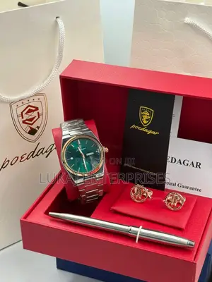 Poedagar Classic Gift Set-Watch