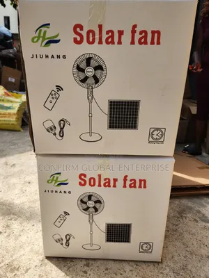 Powerful Ac Dc Solar Rechargeable Fan With Remote and Bulb