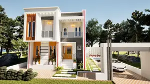 5 Bedroom Duplex Architectural Building Plan