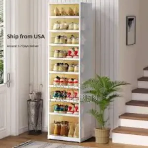 Collapsible Foldable 9 Layers Shoe Rack Closet